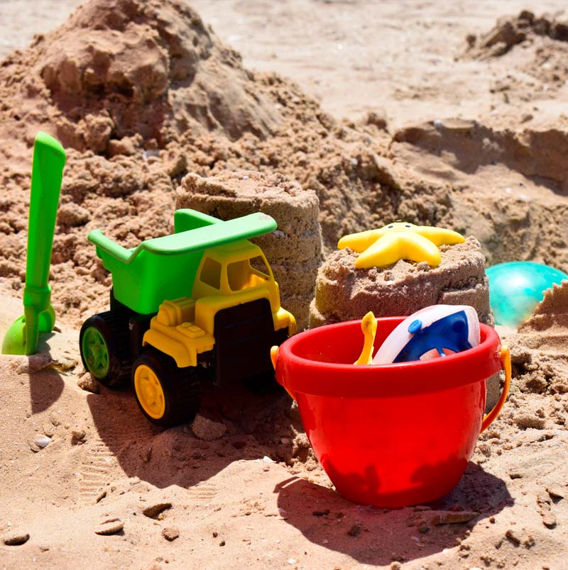Giochi per i bimbi in spiaggia
