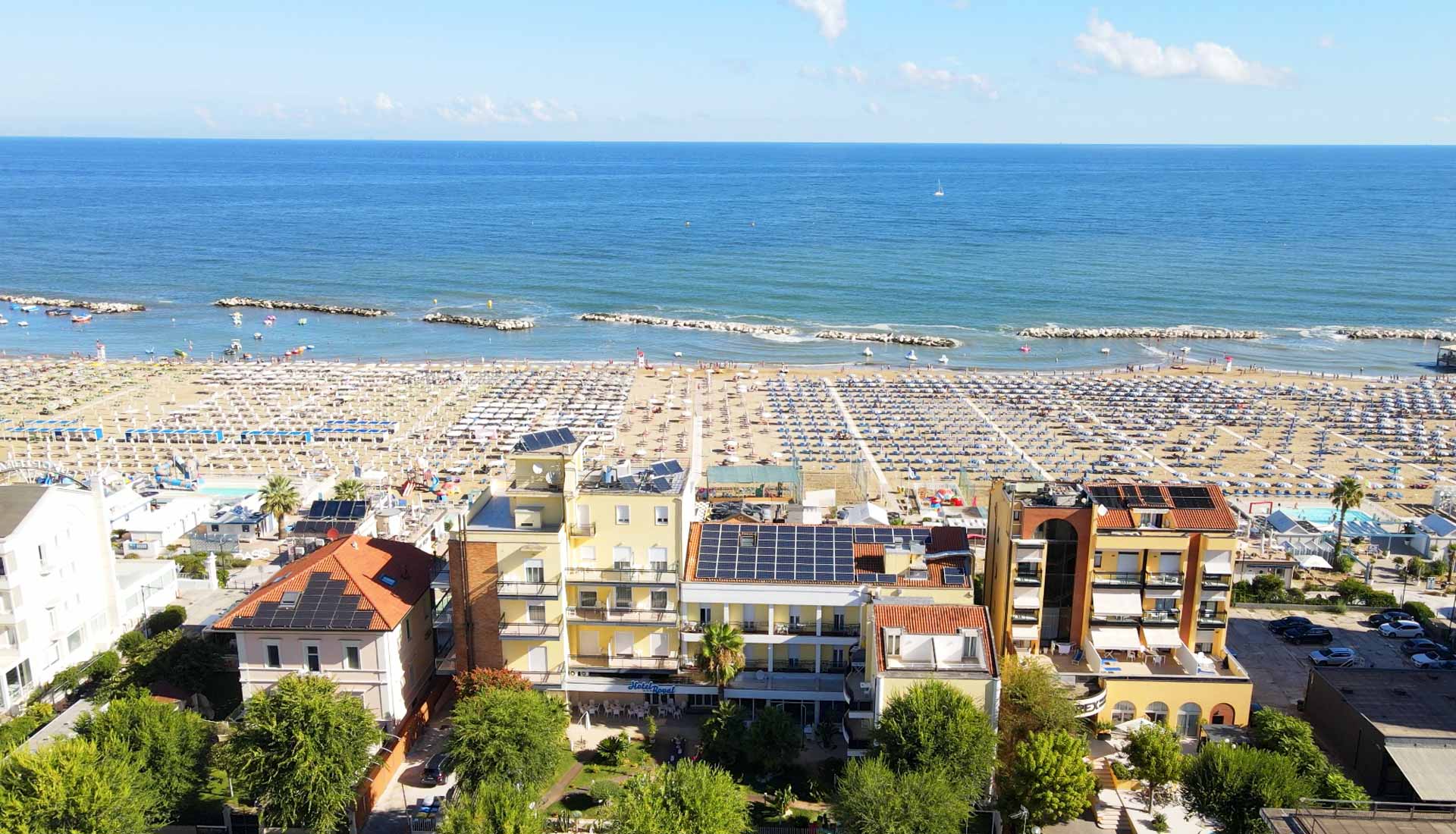 Hotel direttamente sul mare
